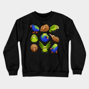 New Zealand’s birds Crewneck Sweatshirt